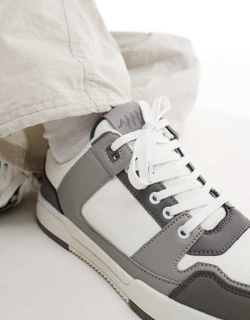 Asos grey trainers deals