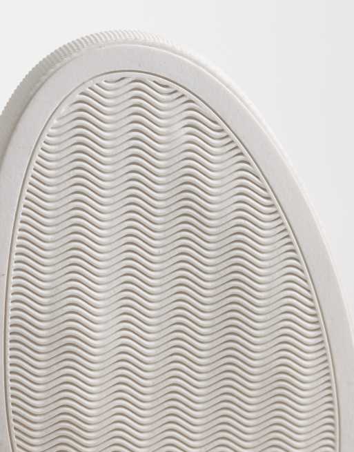 ASOS DESIGN lace up trainers with grey heel notch detail, 5 of 5