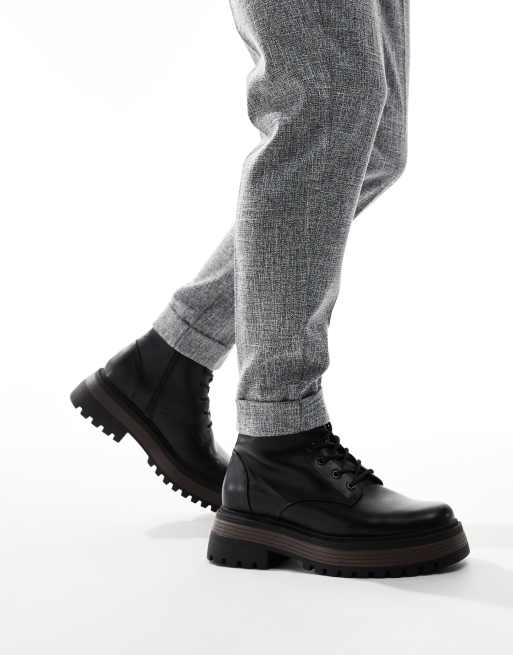Asos design lace up boots deals
