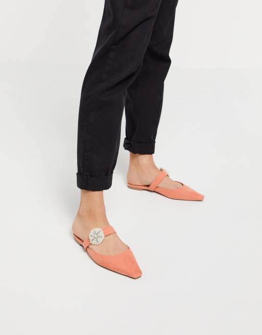 Asos coral hot sale shoes