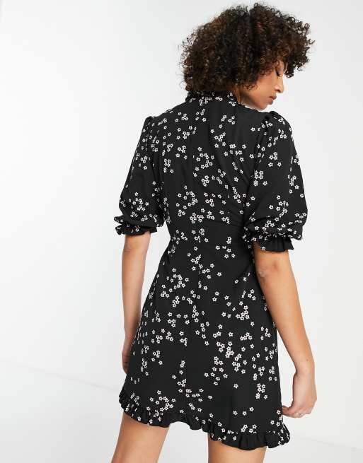 asos star print dress