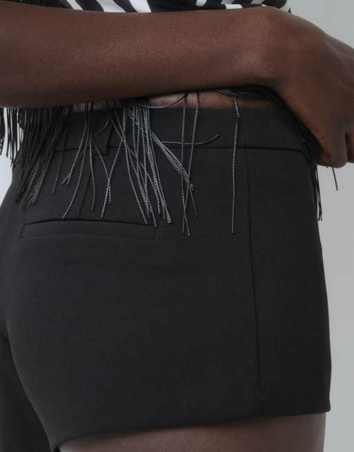 ASOS DESIGN lage taille short in zwart, 5 van 5