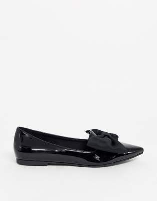 black flats with buckle