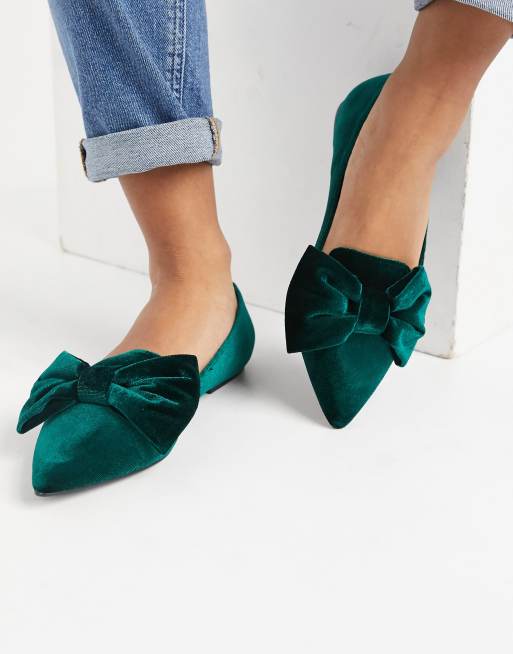 Asos store velvet shoes