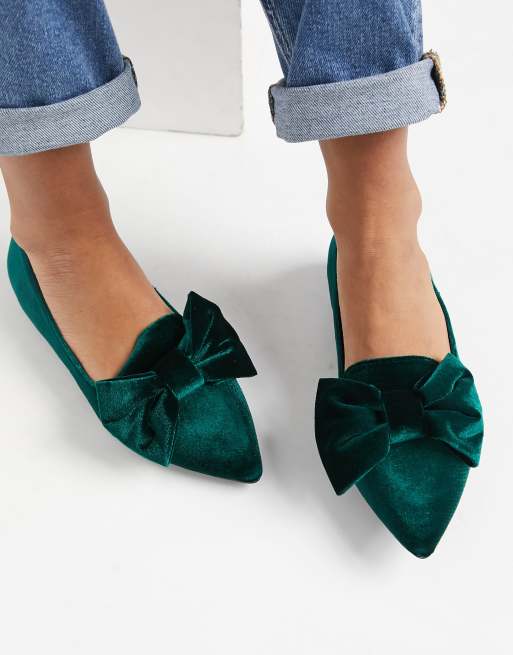 Green flats on sale