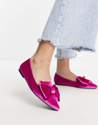 pink flat dress shoes