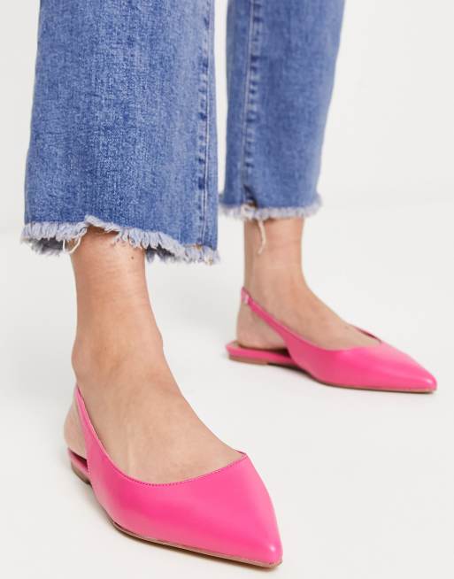 Pink 2025 flat slingbacks