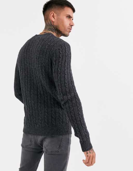 Charcoal 2025 knit jumper