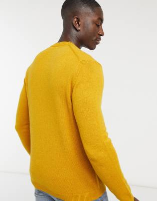 mustard crew neck jumper