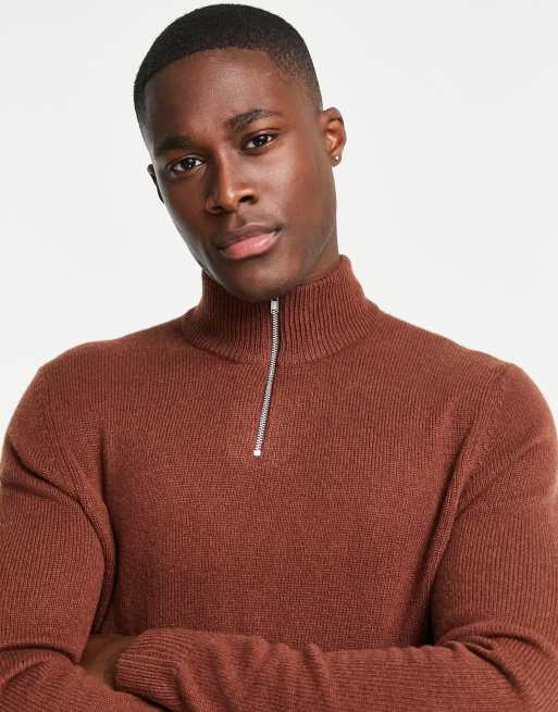 Hackett lambswool half zip shop jumper