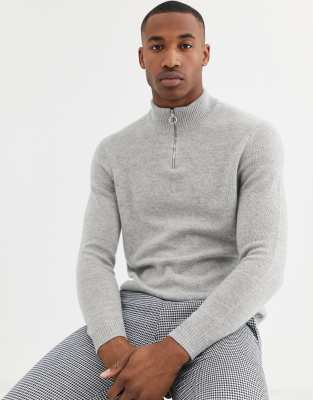 asos zip jumper