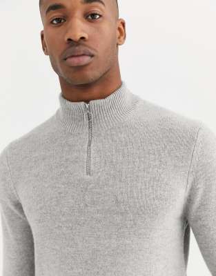 asos zip jumper