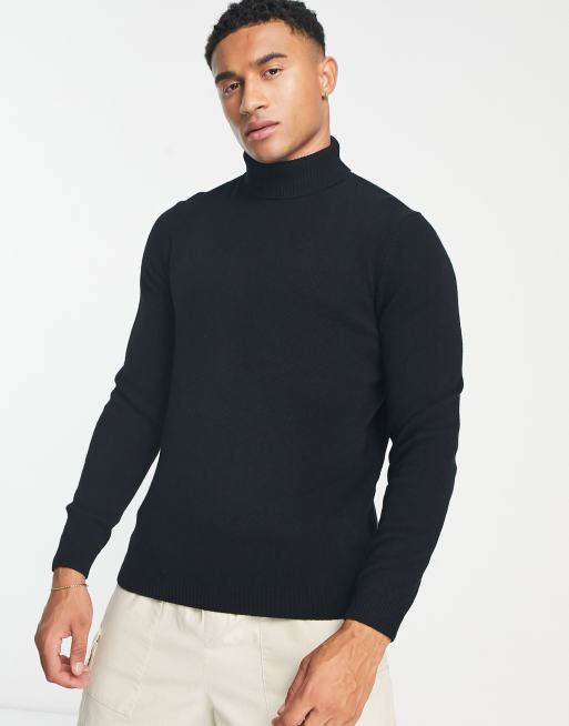 Asos polo neck clearance jumper