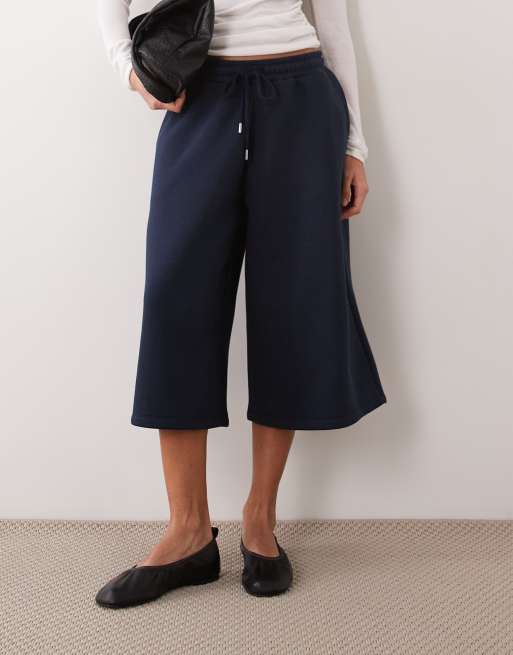 ASOS DESIGN lång joggershorts i marinblått set, 2 av 5
