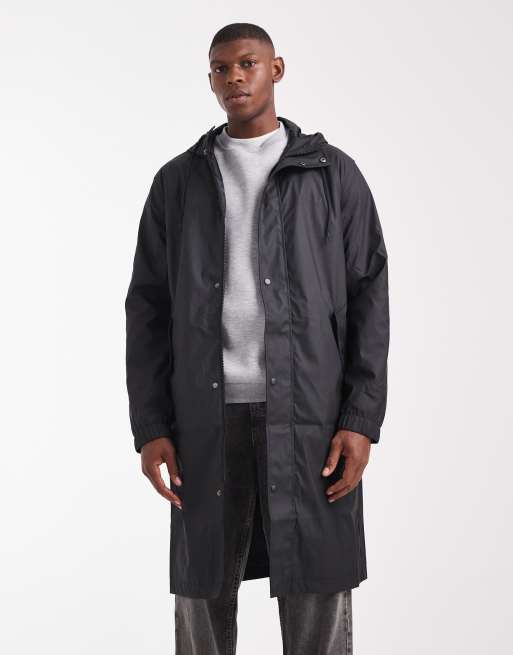 ASOS DESIGN - Lang og sort vindjakke, 2 af 5