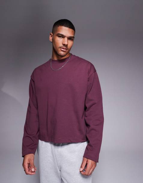 ASOS DESIGN – Langärmliges kastiges Oversize-T-Shirt aus 300 g/m² schwerem, hochwertigem Material - view 1