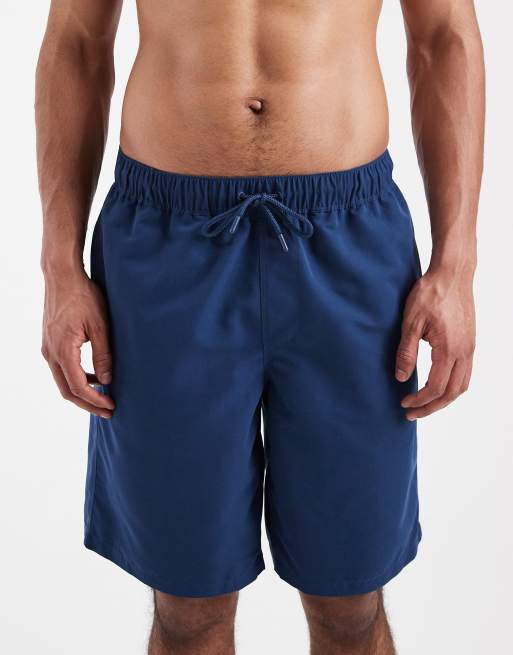 ASOS DESIGN – Lange Badeshorts in Marineblau, 4 von 5