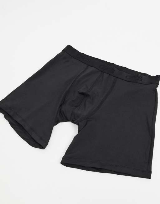 ASOS DESIGN - Lange boxershort in zwart