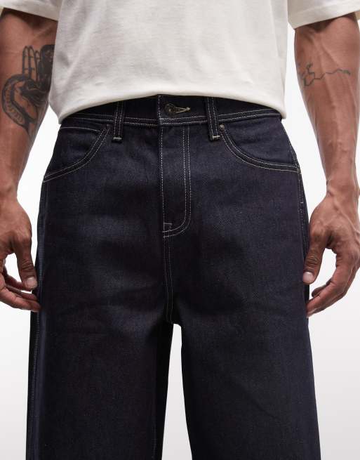 ASOS DESIGN - Lange mørkeblå denim-jorts, 5 af 5