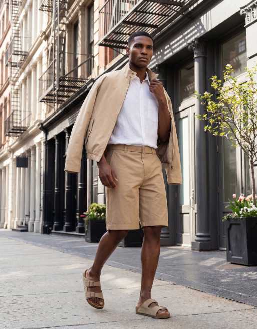 ASOS DESIGN - Lange short in beige, deel van co-ord set, 11 van 12