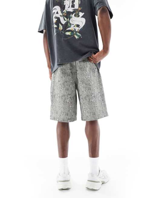 ASOS DESIGN - Lange short in camouflageprint, 4 van 5