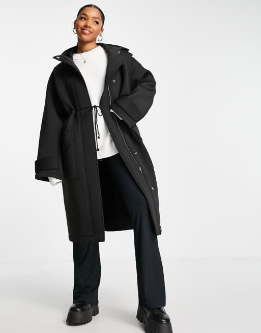 Asos black parka online