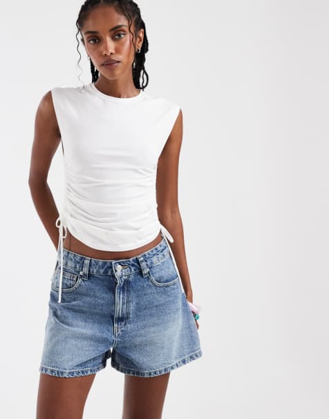 ASOS DESIGN – Längere A-Linien-Shorts in Vintage - view 1