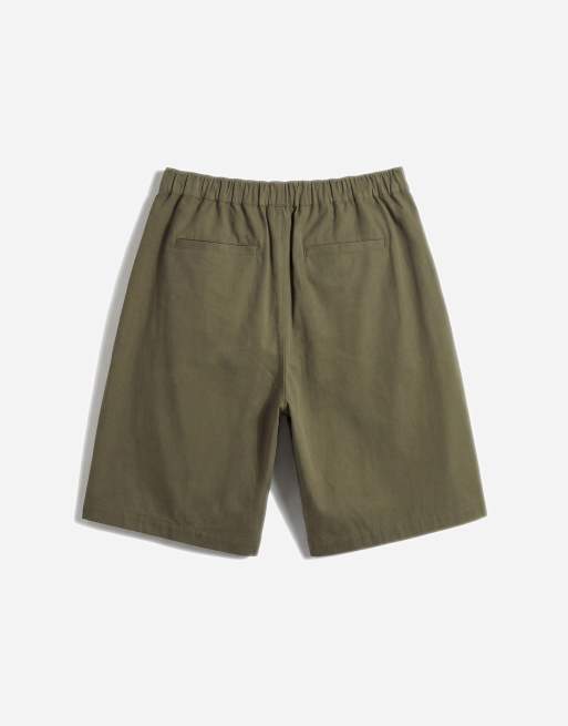 ASOS DESIGN - Langere jort in kaki, deel van co-ord set, 7 van 12
