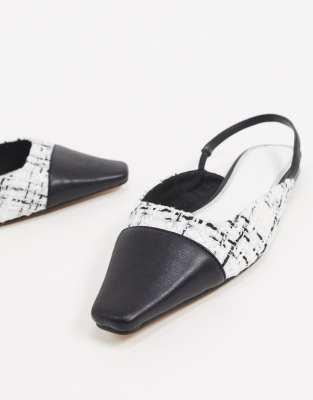 asos design lovingly bridal ballet flats