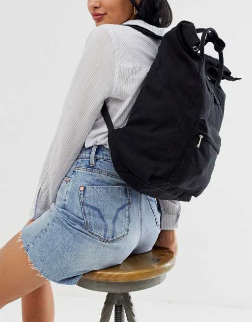 Asos design 2025 large canvas backpack