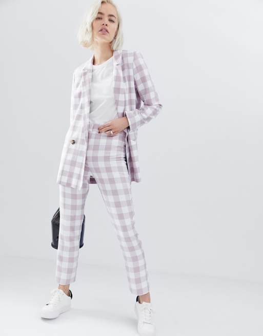 ASOS DESIGN large gingham suit ASOS