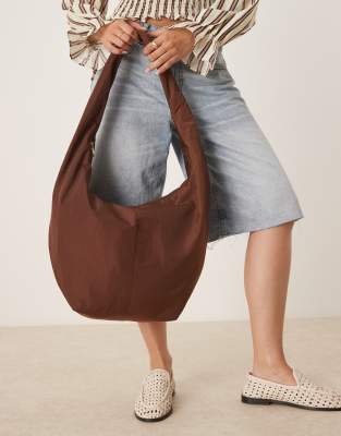 Asos Design Large Slouchy Sling Tote Bag
