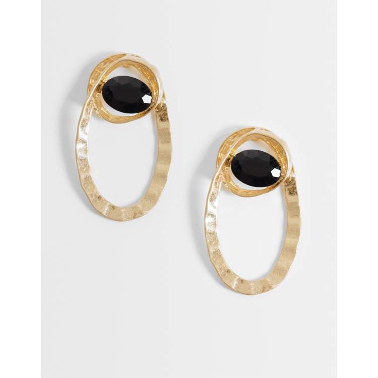 black dress capris Black Spinel Earrings main image 1