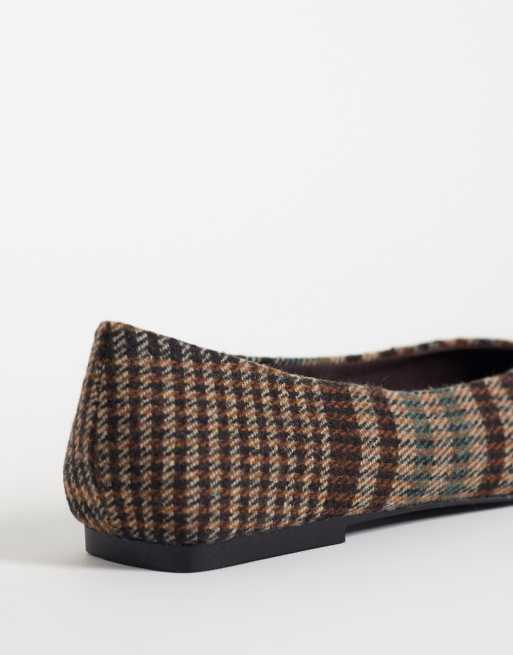 ASOS DESIGN Lari puntige ballerina's met ruit, 3 van 4