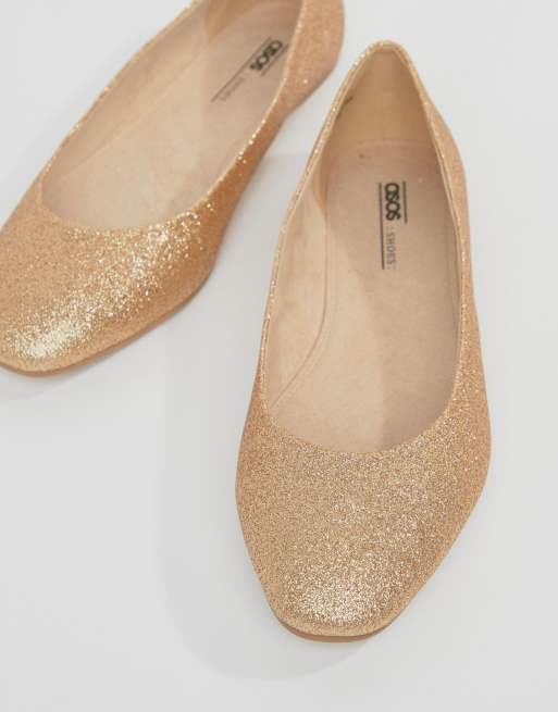 Asos on sale glitter flats