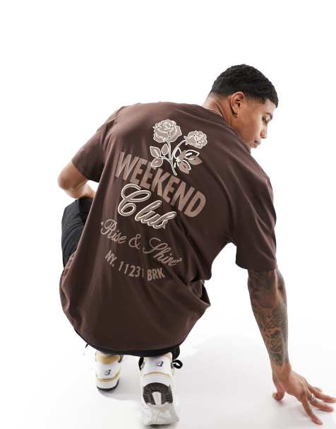ASOS DESIGN – Lässig geschnittenes T-Shirt in Schwarz mit Skate-Print am Rücken - view 1