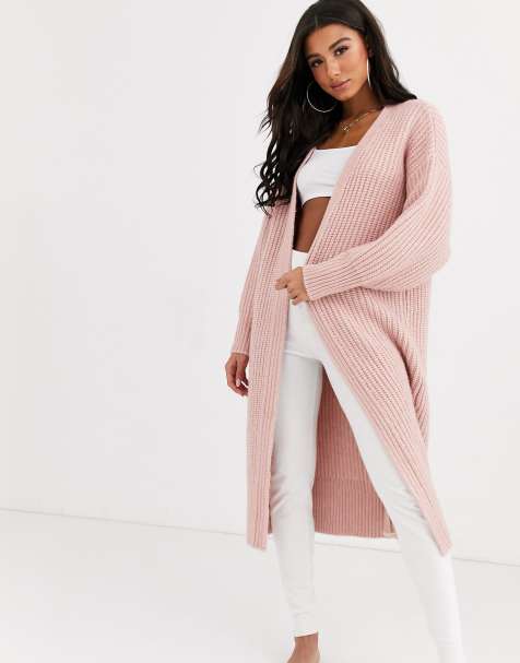 ASOS DESIGN – Lässige, hochwertige Oversize-Strickjacke