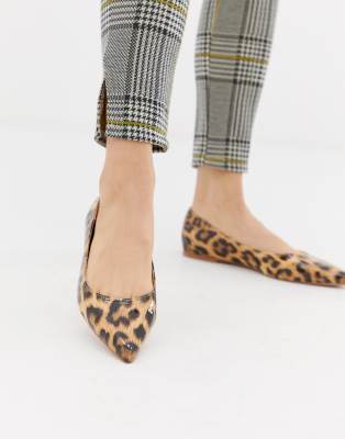 ballerines pointues leopard