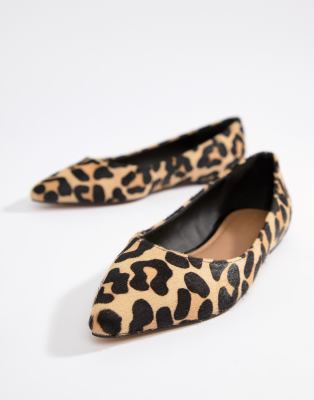 asos leopard loafers