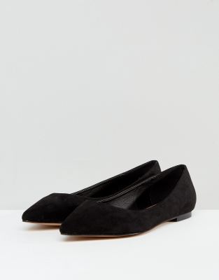 asos black flats