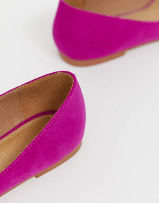 Fuchsia flats on sale