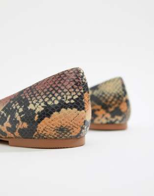 asos snake print shoes