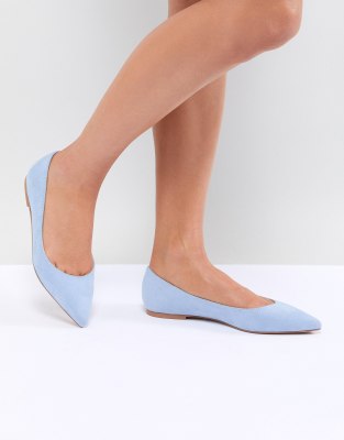 latch pointed ballet flats