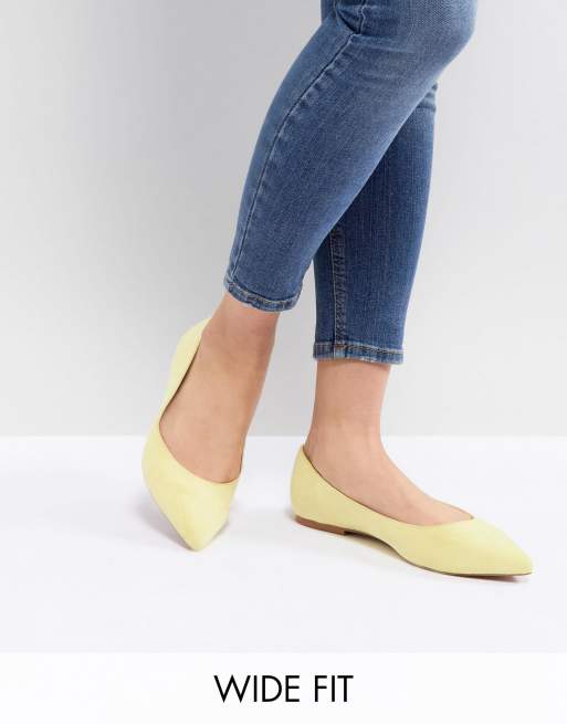 Asos latch best sale pointed ballet flats