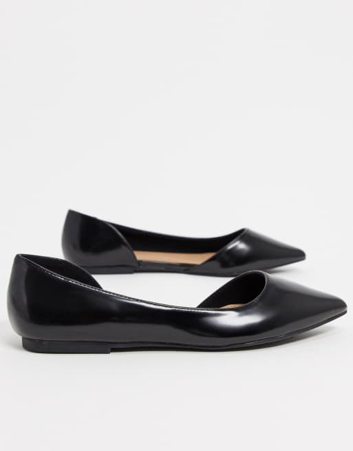 asos pointed ballet flats