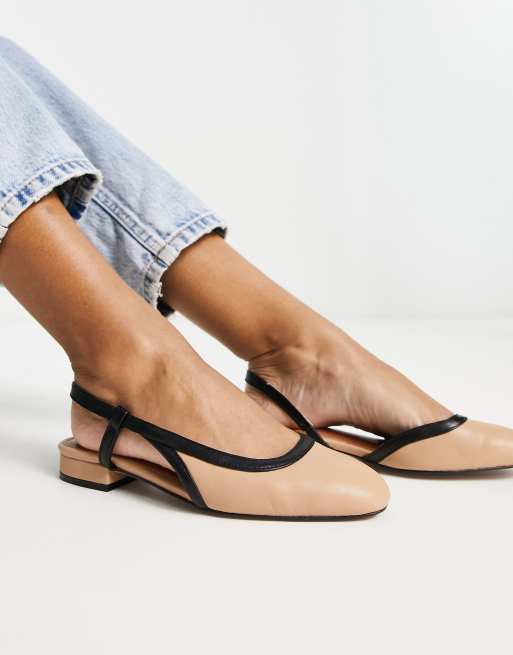 Asos sling back on sale shoes