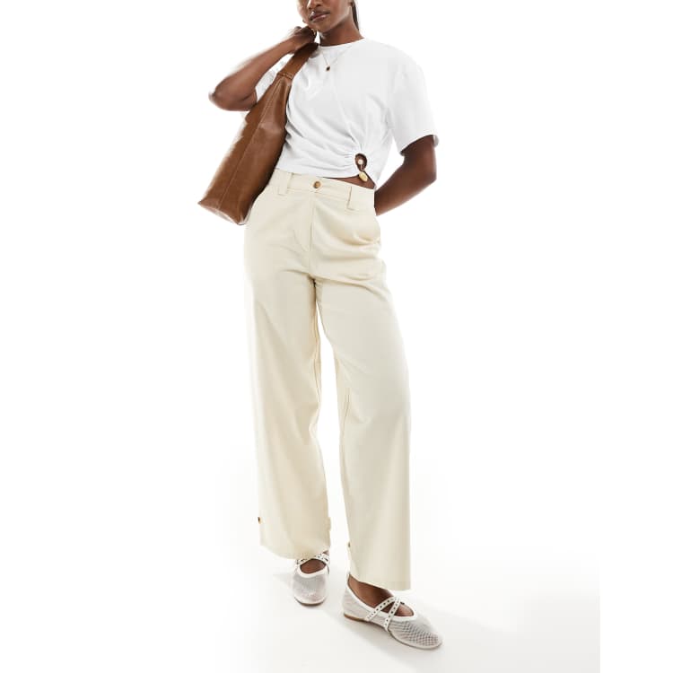 INDEPICT lounge pants Lサイズ ベージュ LINEN PANTS - 36