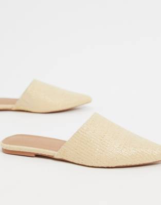 mules plates pointues
