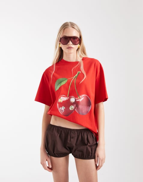 ASOS DESIGN lavtaljede bloomer-shorts i chokolade - view 1
