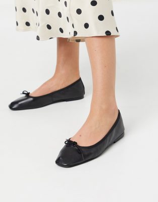 leather ballet flats sale